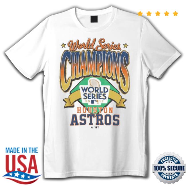 NEW '47 T-Shirt Astros 2017 World Series Champions Houston Womens