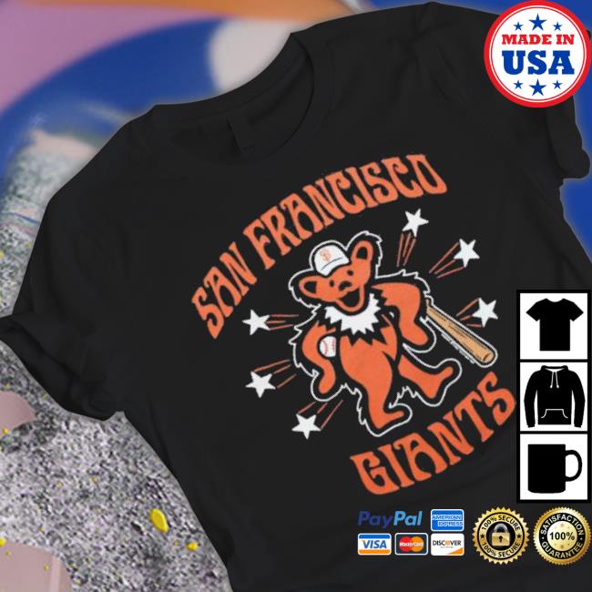 MLB x Grateful Dead San Francisco Giant Bear shirt - Dalatshirt