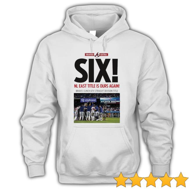 Atlanta Braves Extra Six NL East Titles Is Pure Again Shirt