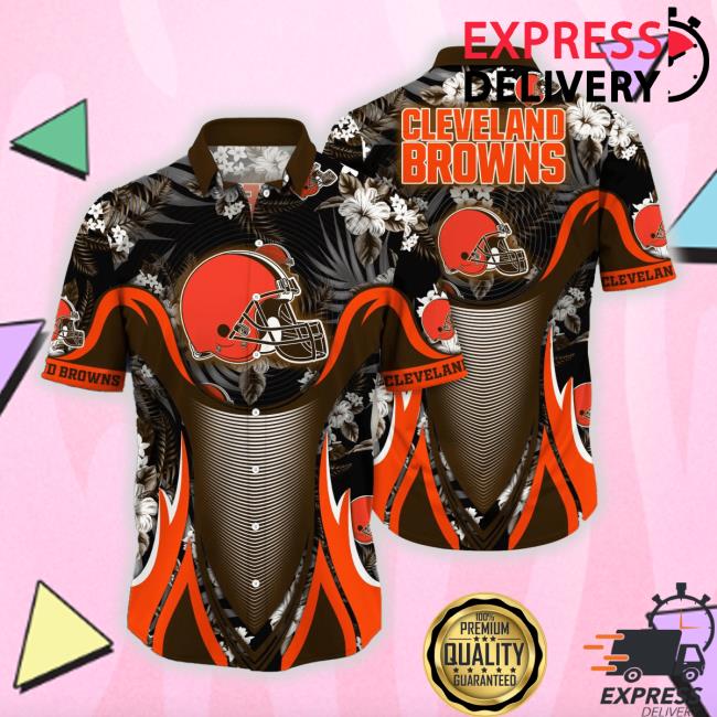 Trending Cleveland Browns Nfl Hawaiian Shirt Sprinklers Aloha Unisex Sweatshirt