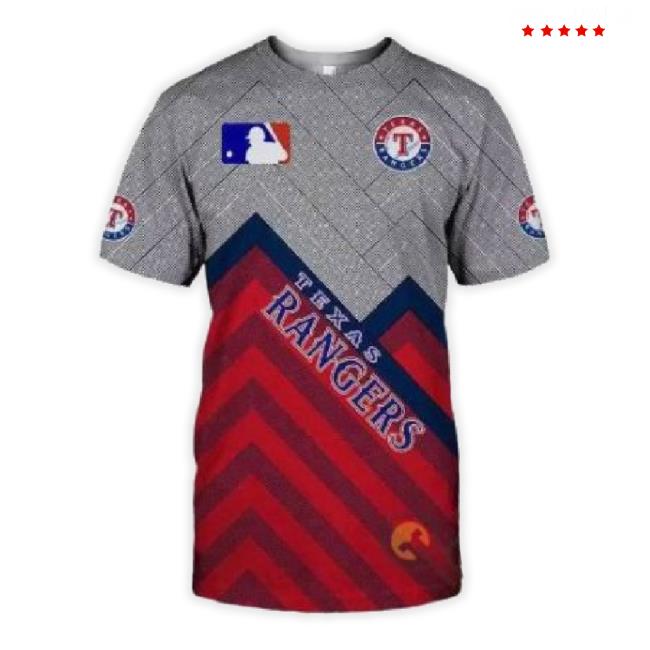 Mlb 3D Shirt Texas Rangers 3D All Over Print Unisex Sweatshirt