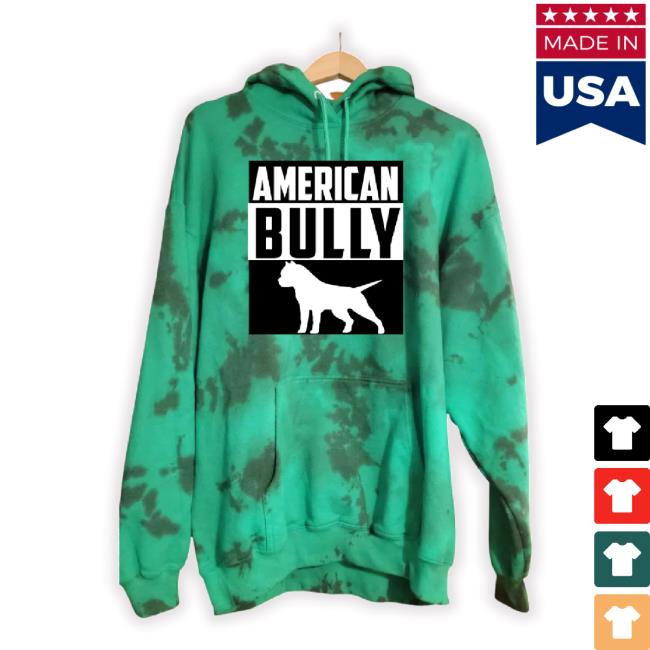 TankTop Green Tie Dye American Bully Straight