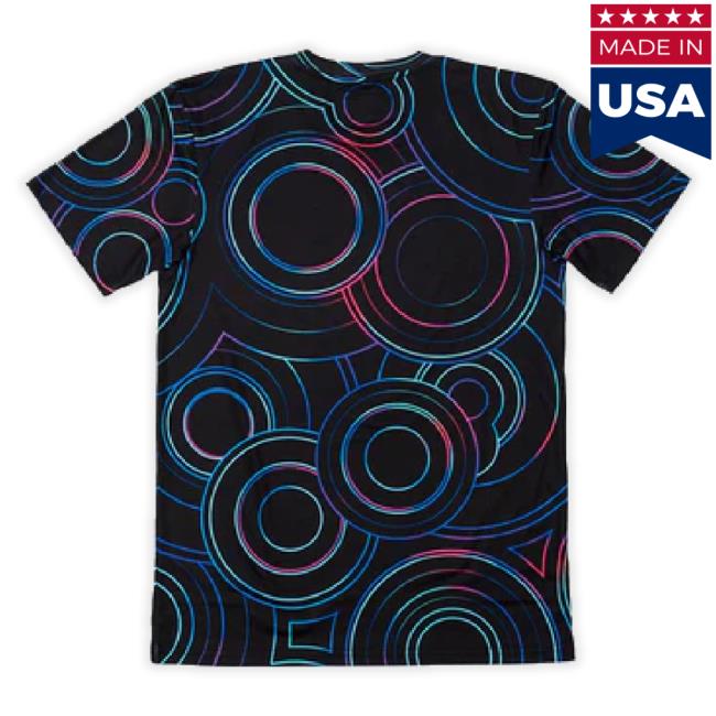 Excision Merch Planets Long Sleeve Tee (Rainbow)