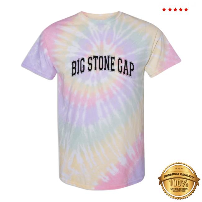 Official Hometown Apparel Clothing Merch Big Stone Gap Virginia Varsity Tie-Dye New Shirt Tie Dye Hazy Rainbow