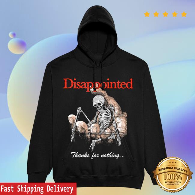 Official Misery Worldwide Misery Worldwide Disappointed Thanks For Nothing Jumbo Print Sweater Black