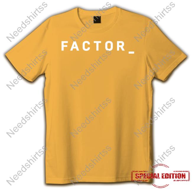 Dave Portnoy Wearing Factor Tee Shirt