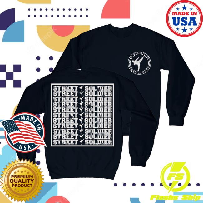 Official Street Soldier Rising Merch Street Soldier - S.L.D.R. Navy Sweatshirts Risingmerch