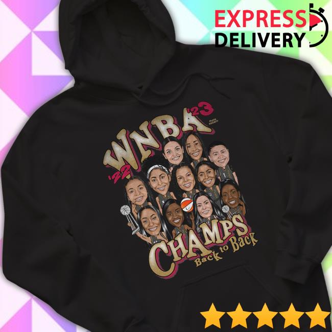 Las Vegas Aces Playa Society 2023 Wnba Roster Hoodied Sweatshirt